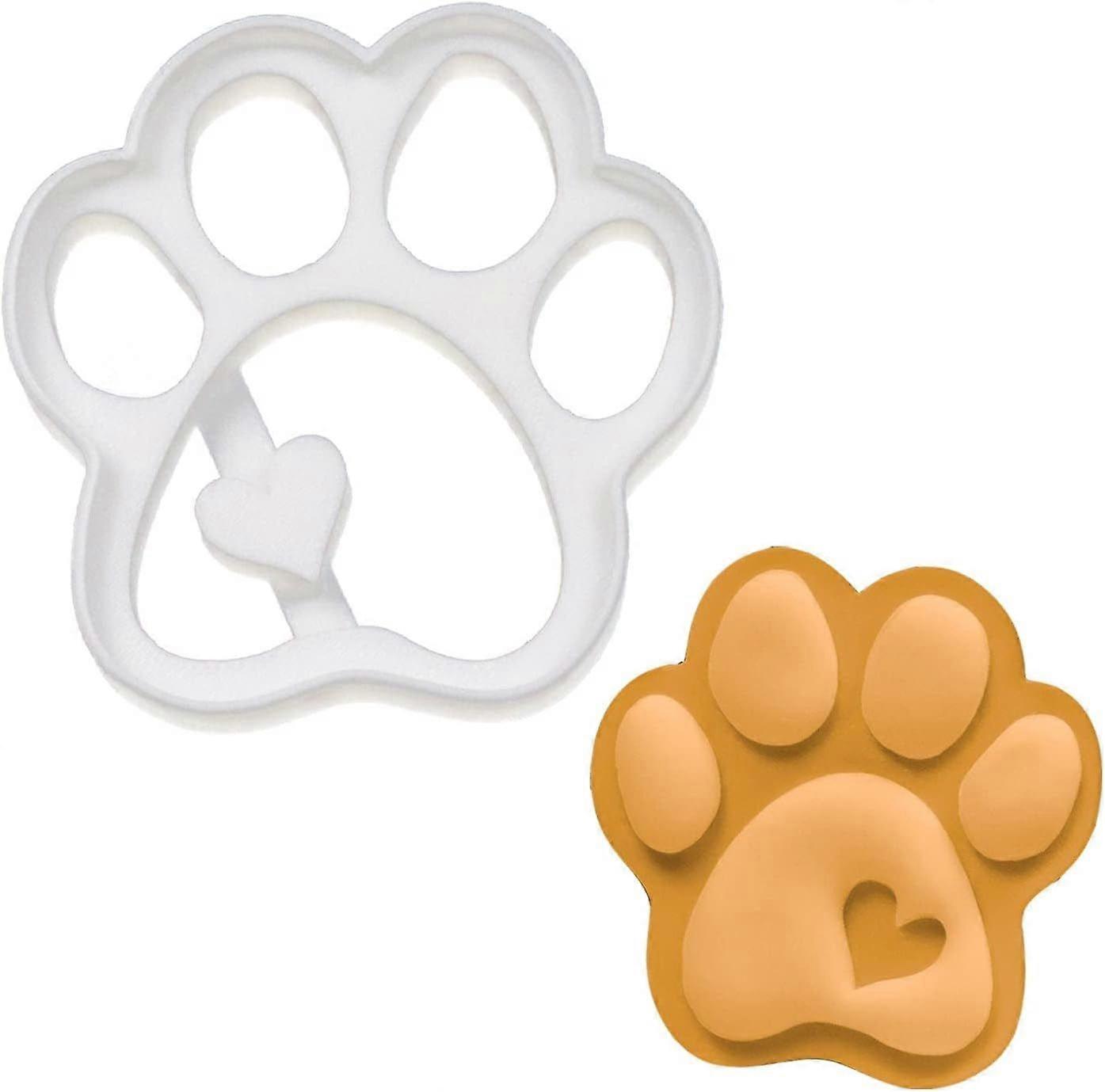 cute paw cookie cutter - large, 1 piece