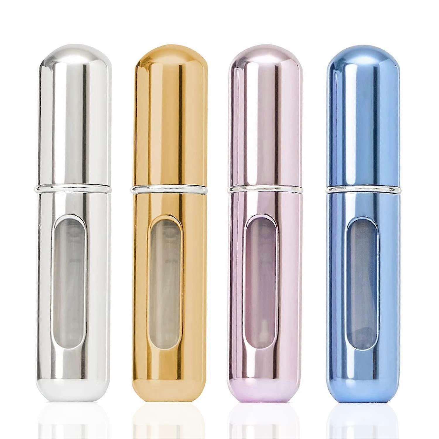 5ml Perfume Atomizer 4 Pack Refillable Empty Travel Perfume Atomizer, Refillable
