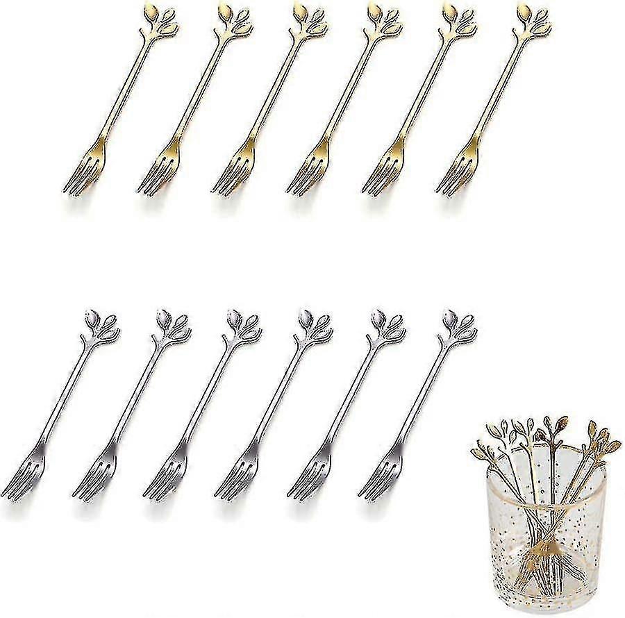 Stainless Steel Fruit Fork/dessert Fork/cocktail Tableware/party Tableware Gift