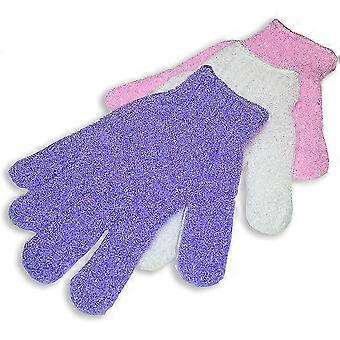 Peeling Glove Set (3 Pairs) - Peeling Glove For Face Peeling And Body Peeling
