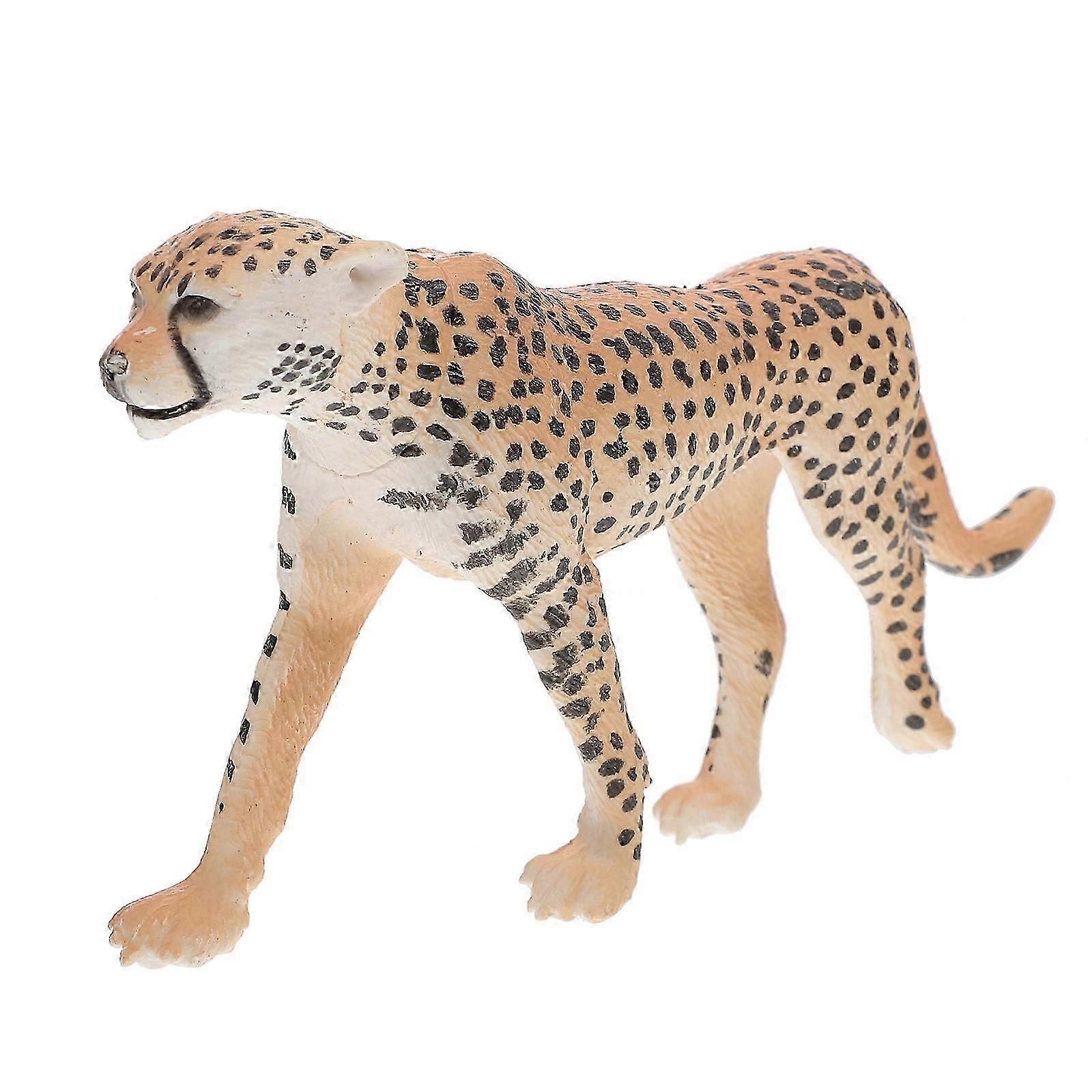 Leopard Figurines Plaything Designed for Playing with Simulated Leopard Model