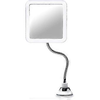Suction Cup Makeup Mirror with 10X Magnifying LED - Natural Daylight