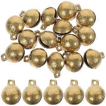 Copper Tiger Head Bells for DIY Crafts 20Pcs Pets Collar Bells