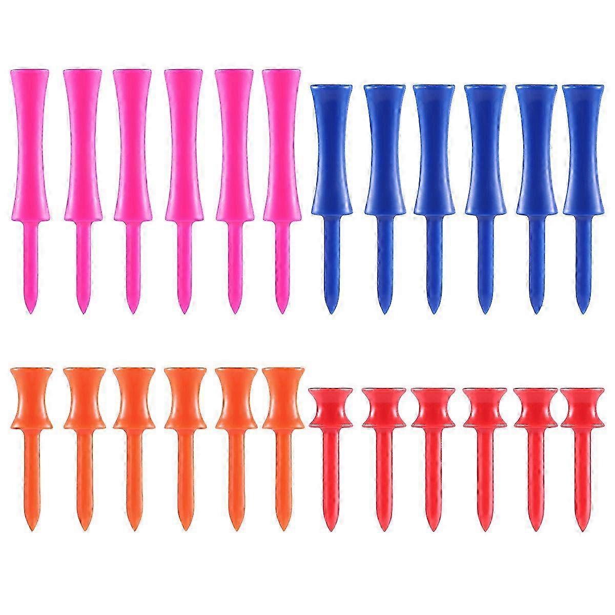 NUOLUX 40PCS 4 Sizes Plastic Step Tees Training Accessories
