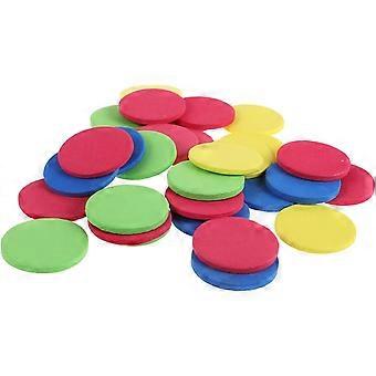 4Bags Mini Foam Discs for Launchers Versatile Indoor Outdoor Replacement Discs for Fun Play for Parties Mixed Colors Bags