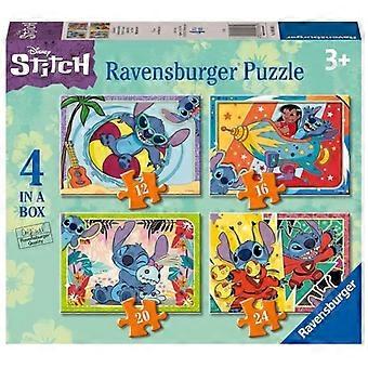 Boîte Puzzle - RAVENSBURGER - Disney Stitch - 12, 16, 20, 24 pièces - Enfant - Bleu