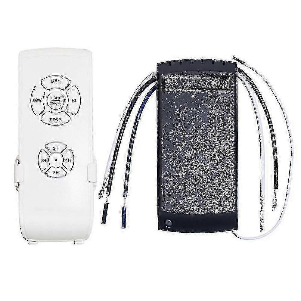 Universal Ceiling Fan Lamp Remote Control Kit Ac 220v Timing Setting Switch Adjuste Wind Speed Tran