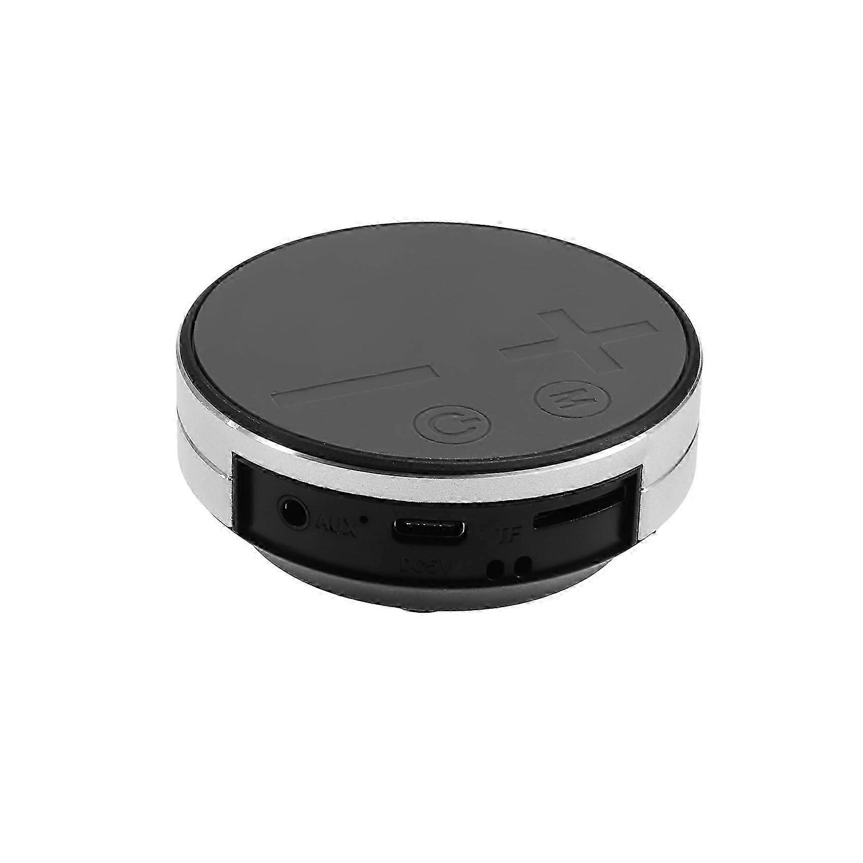 Extra Large Bone Conduction Bluetooth Speaker 10W Silver TWS Wireless Subwoofer
