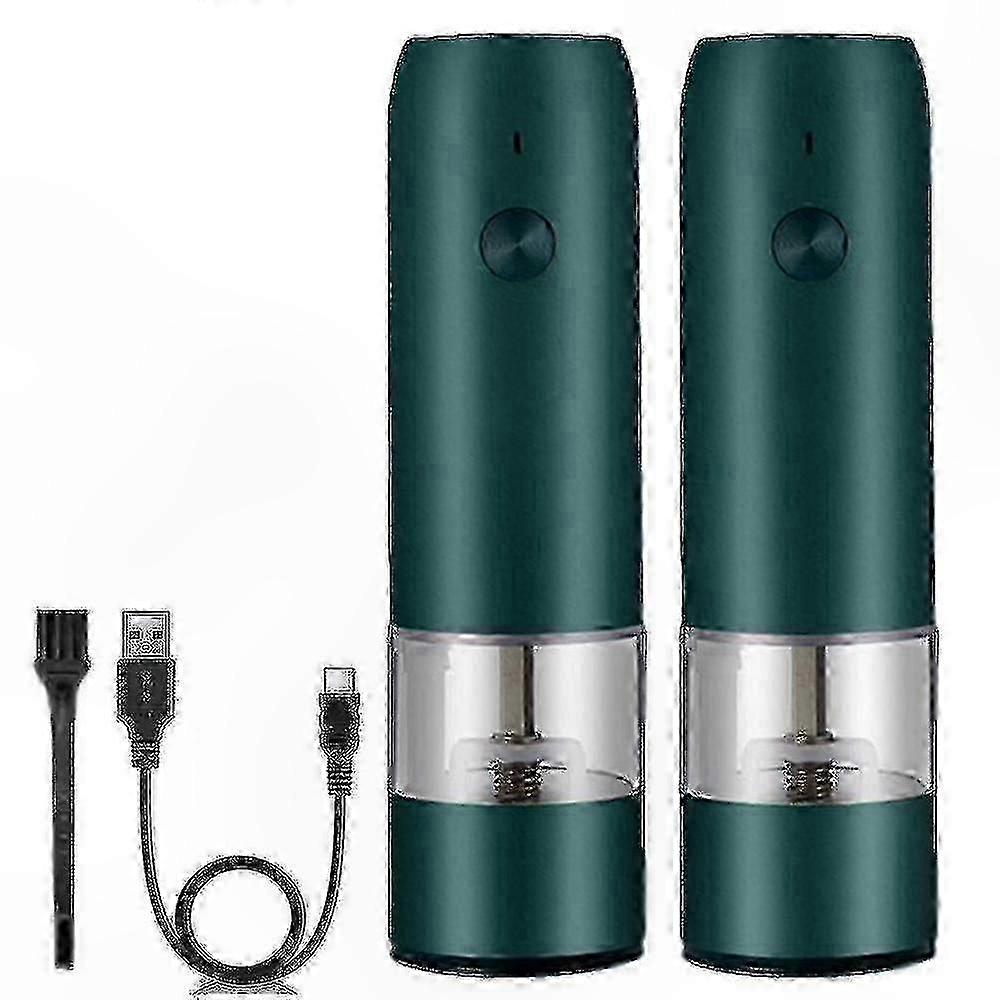 Adjustable Ceramic Spice Mill Set with USB Charging Capability