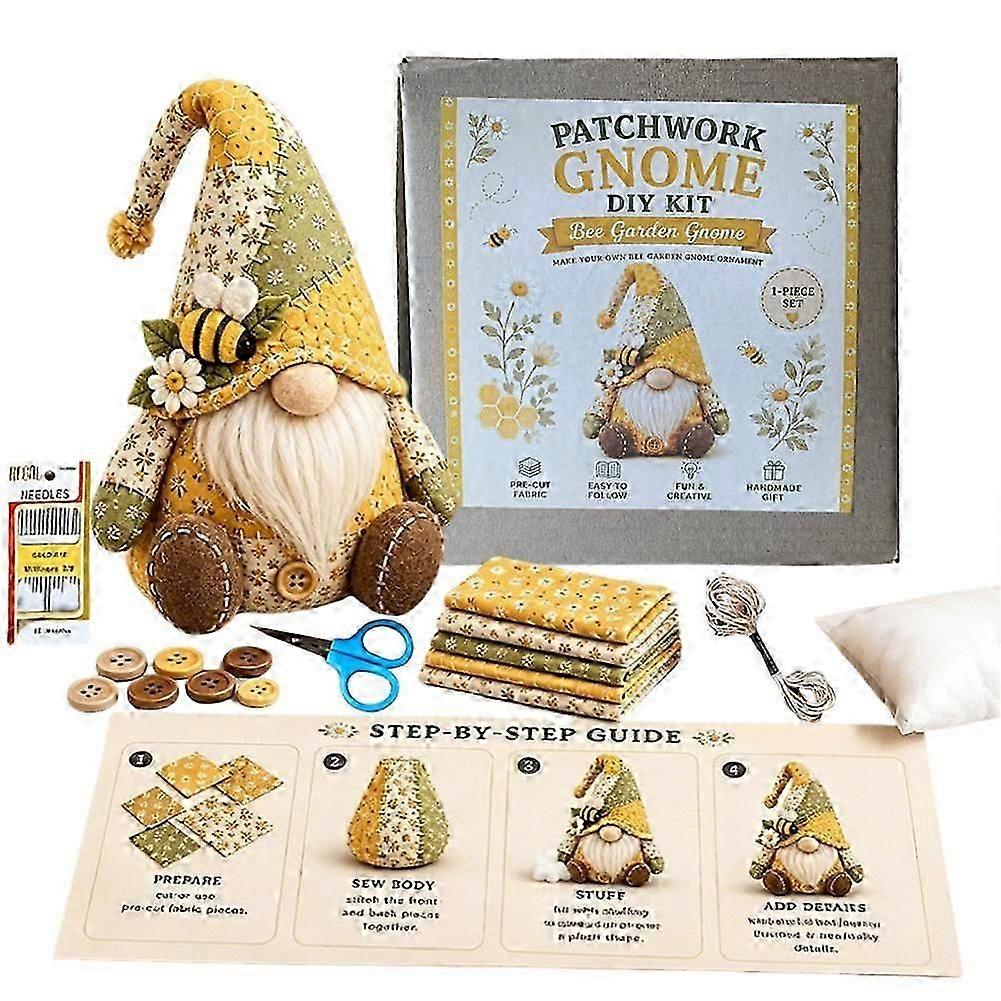 Halloween-Patchwork-Set für Gnome, Weihnachts-Patchwork-Set für Gnome (Geschenkidee)