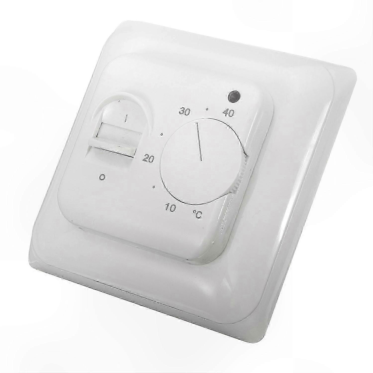 230V 16A Floor Heating Thermostat with Floor Sensor, Mechanical Temperature Control Switch
