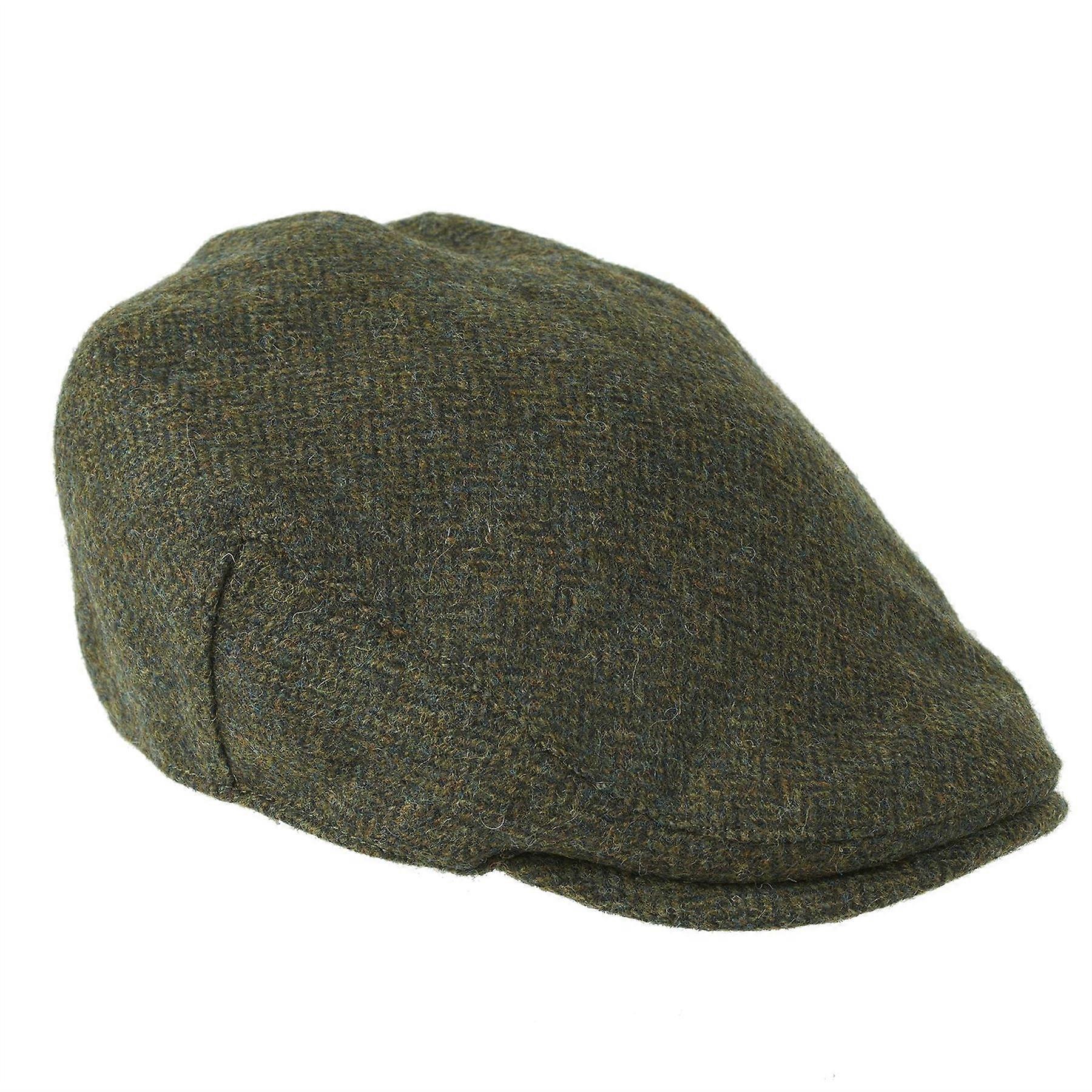 Chapman British Tweed Flat Cap ZH099 Pine