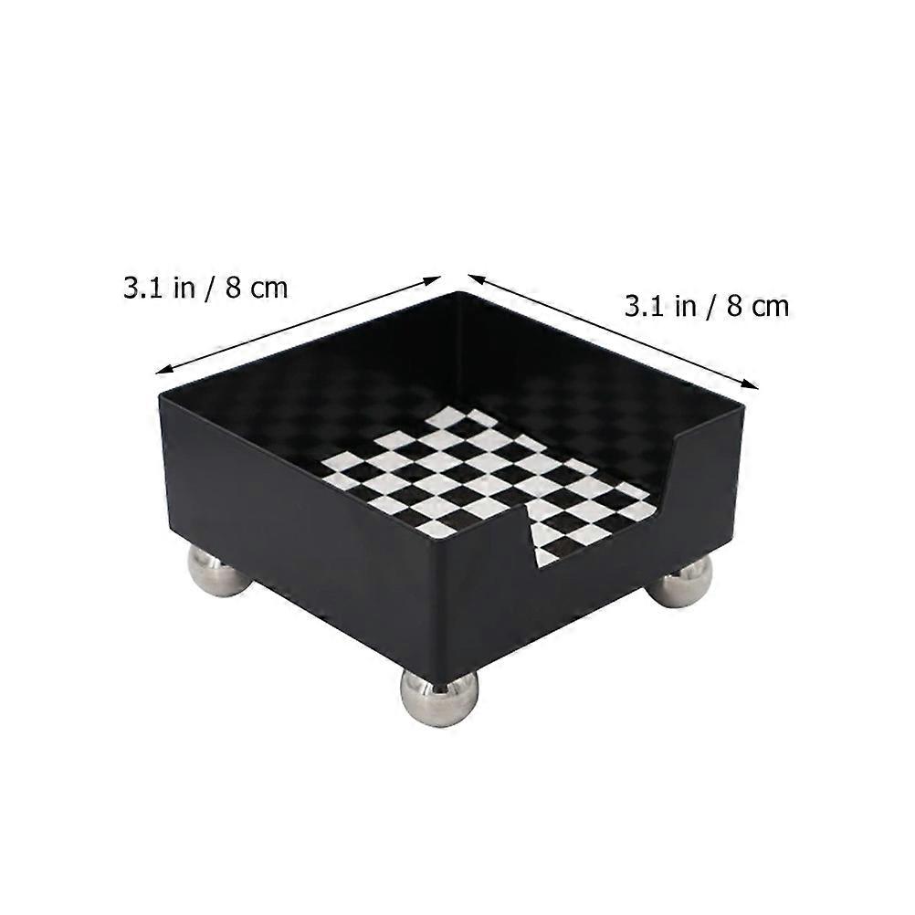 Chess Pattern Jewelry Storage Tray for Decorative Desktop Use