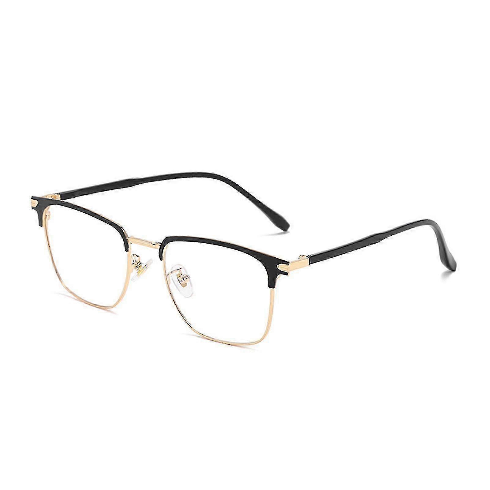 Metal Square Blue Light Filter Glasses