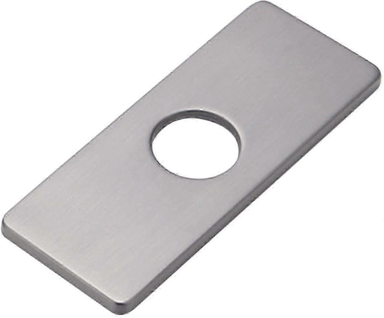 Brushed Nickel Faucet Rosette Plate