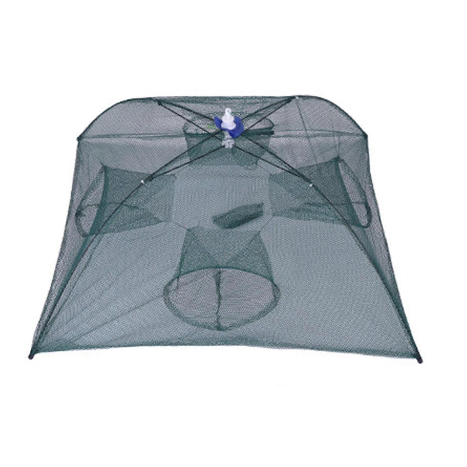 Nylon Crayfish Trap Multi-Hole Foldable Design