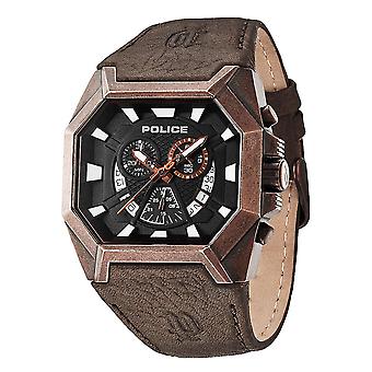 Police watches hunter Quartz Analog Man Watch with Cowhide Bracelet R1471622001
