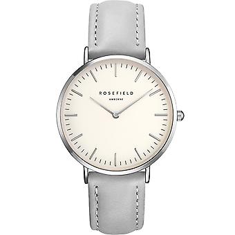 Rosefield l'orologio da donna Bowery Quartz analogico con braccialetto di pelle di mucca BWGS-B10