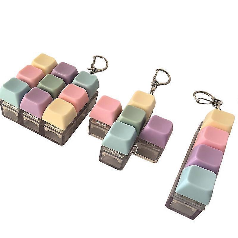 Mechanical Keyboard Axis Tester Button Keycap Keychain Toy Finger Caps