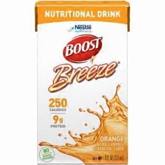 Nestle Healthcare Nutrition Boost Breeze Orange Oral Supplement, 8 Oz