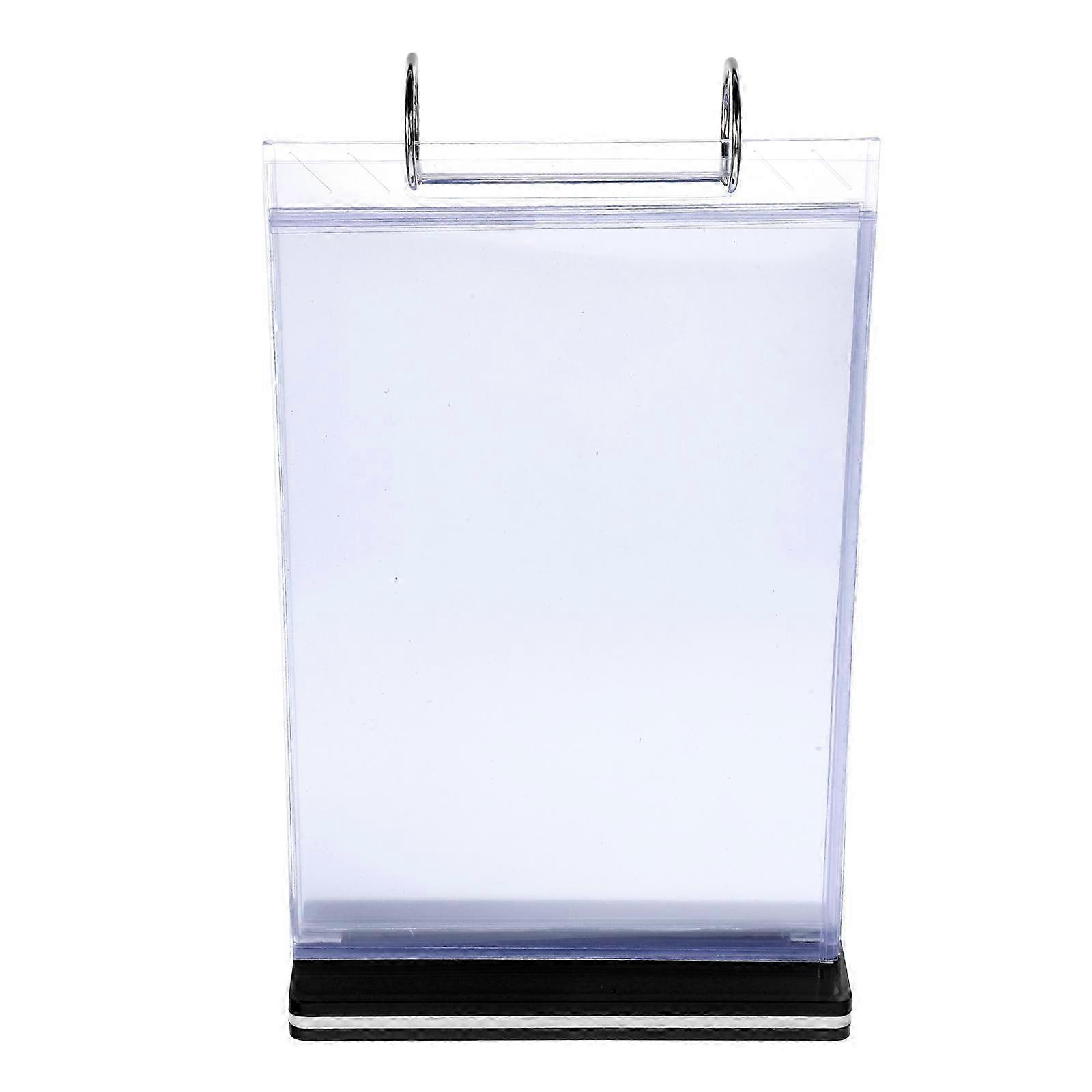 Menu Holder Tabletop Display Stand compatible with Display Use with Base A5 Vertical Sign