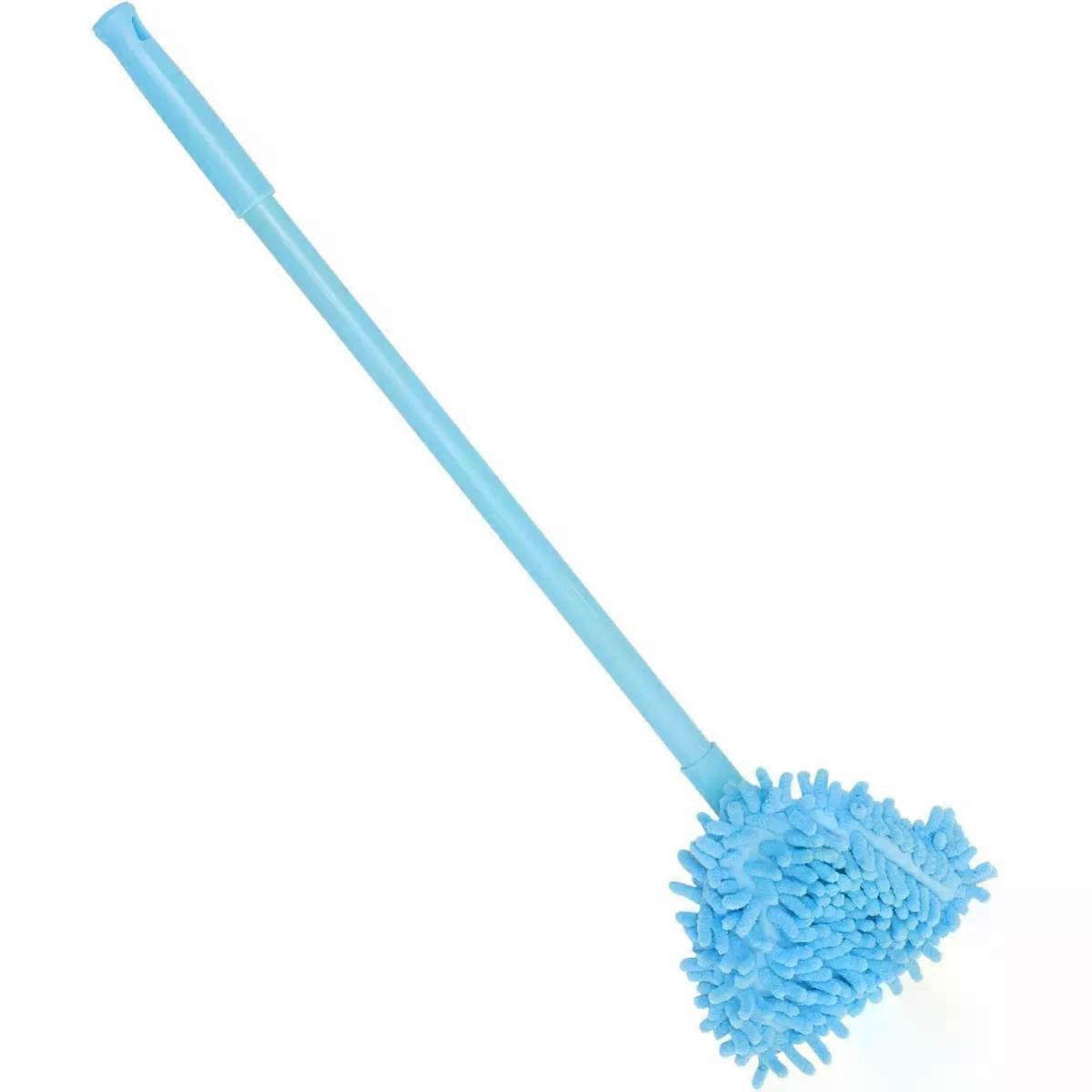 Mini Mop Set Retractable Triangle Cleaning Mop Blue