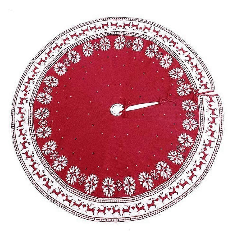 122cm Elegant Knit Tree Skirt