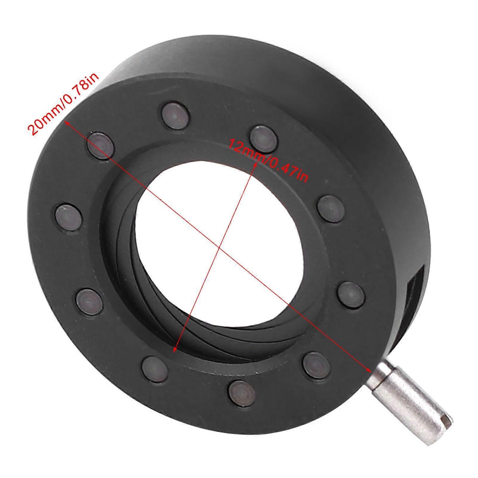Microscope Iris Adapter Aperture Adjustable Lens Optical Diaphragm for MicroscopeSK12