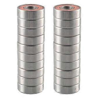 Compatible with Compatible with ILQ-9 Rated 608 2RS Bearings - 20pcs Pack compatible with Skateboard Wheels and Scooters1