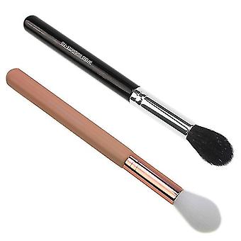 2pcs Flame Makeup Brush Highlight Brush Flame Type Loose Powder Blu...