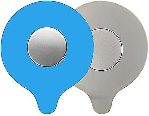 2 Pcs Silicone Bath Plug, Rubber Bathtub Drain Stopper For Tub And Sink (grey,blue)