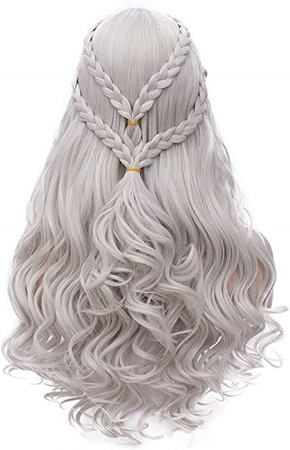 Khaleesi Wig Daenerys Targaryen Cosplay (Silver)