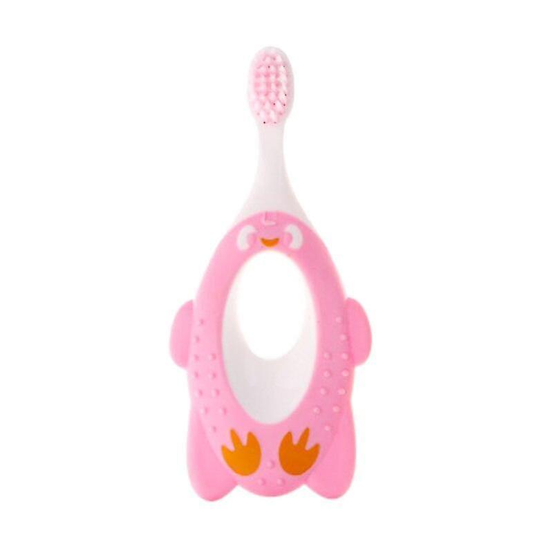 Pink Penguin Toothbrush 1~6 Years Old