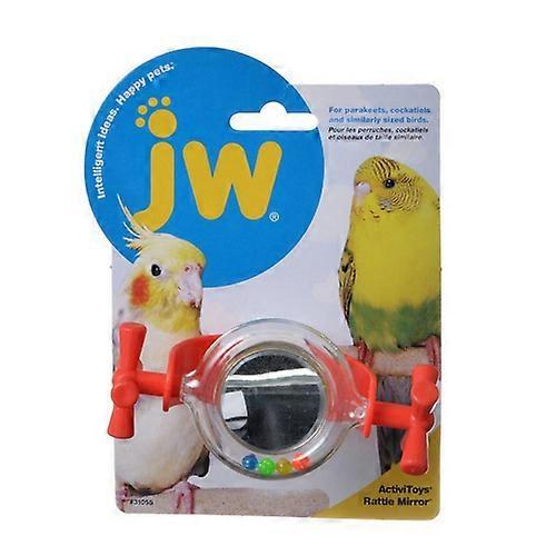 JW Pet Insight Rattle Mirror Bird 玩具，Rattle Mirror Bird 玩具