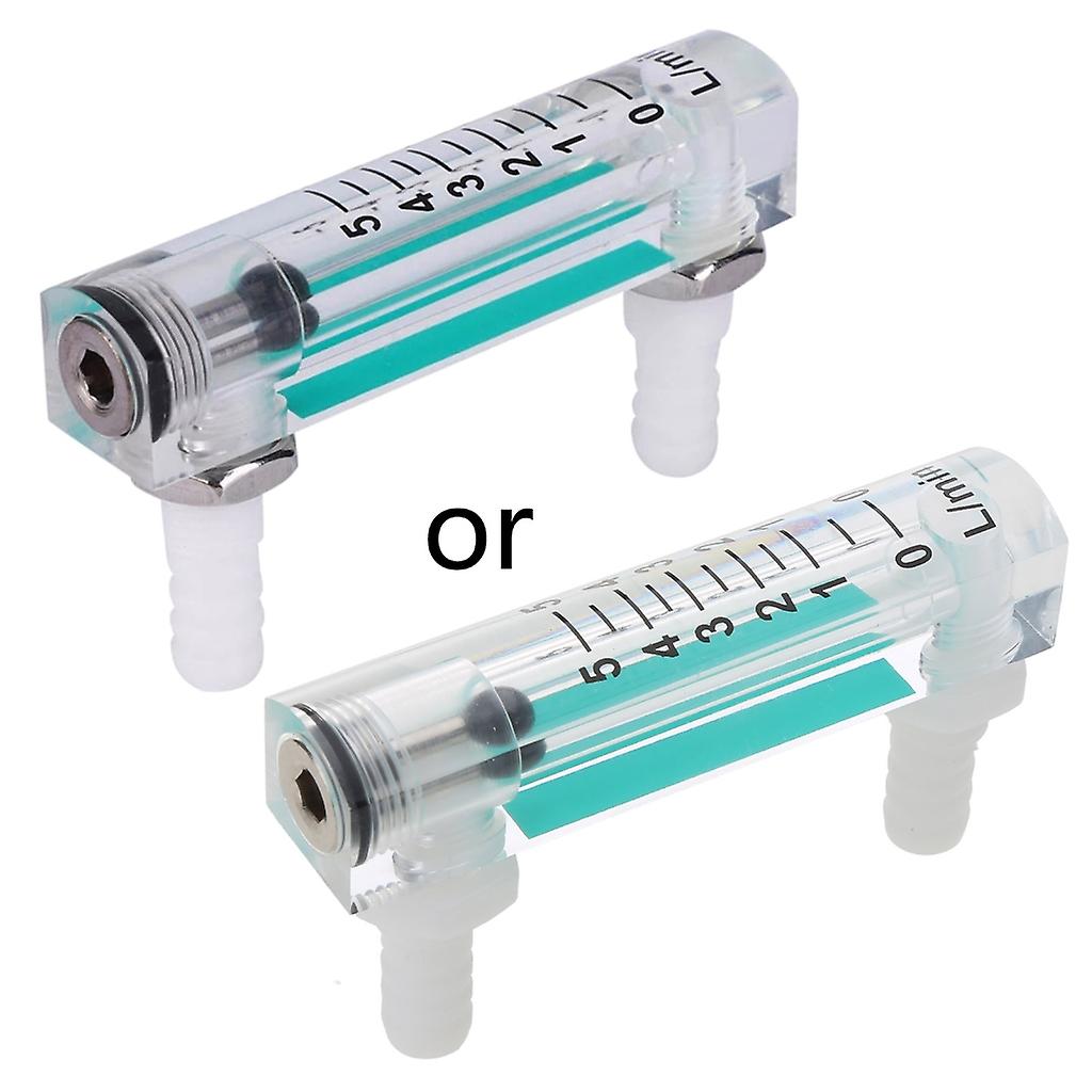 Air Flow Rate Gauge 1~5LPM Air Measuring Flowmeter Gas Flow Meter Recorder