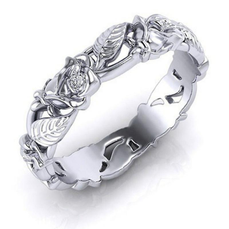 Elegant Flower Leaf Ring - Perfect For Any Occasion