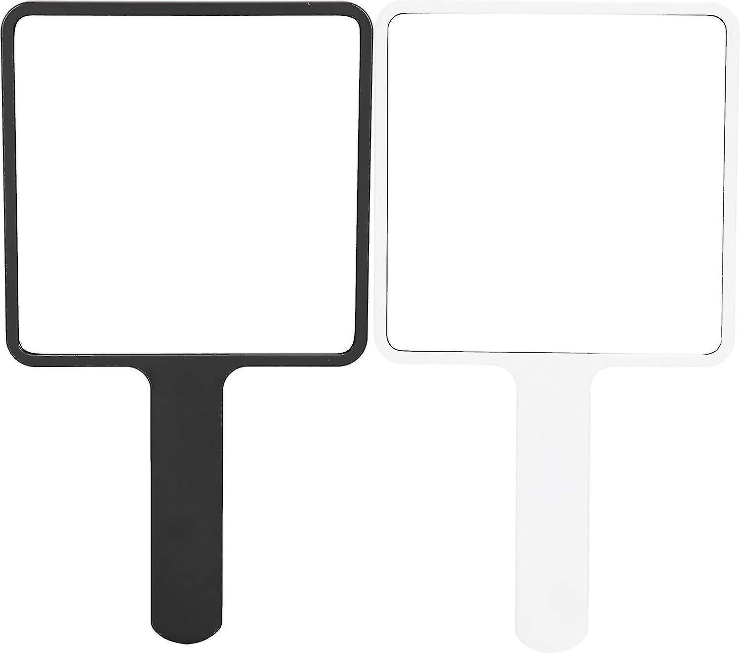 Makeup Mirror, 2pcs Portable Cosmetic Mirror Portable Square Vanity Mirror Compact Beauty Cosmetic T