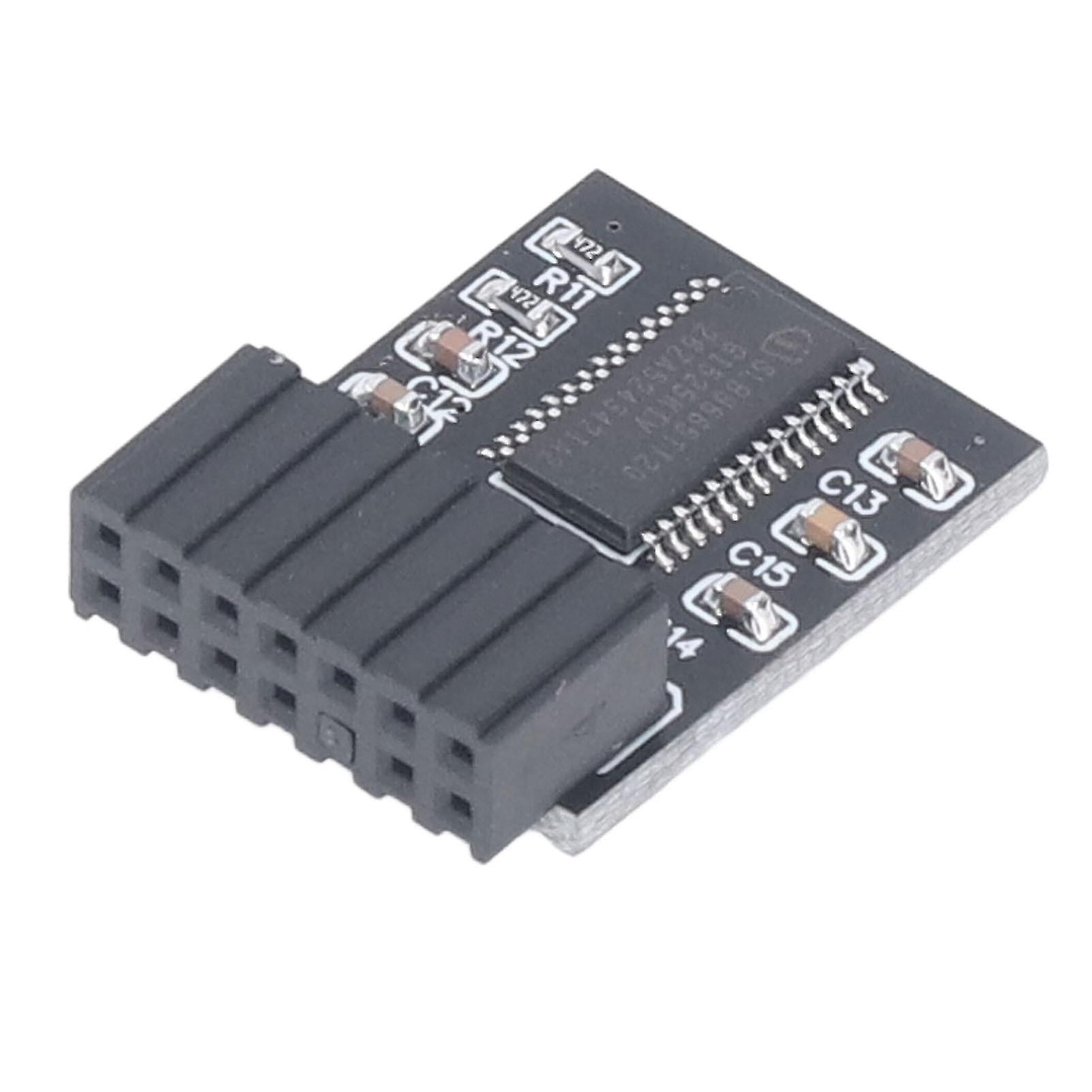 For Tpm 2.0 Chip 14pin Lpc Encryption Security Module Spi Interface Remote Card Safe Module