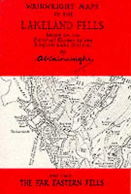 Mapas Wainwright de lakeland Fells Far Eastern Fells Mapa 2