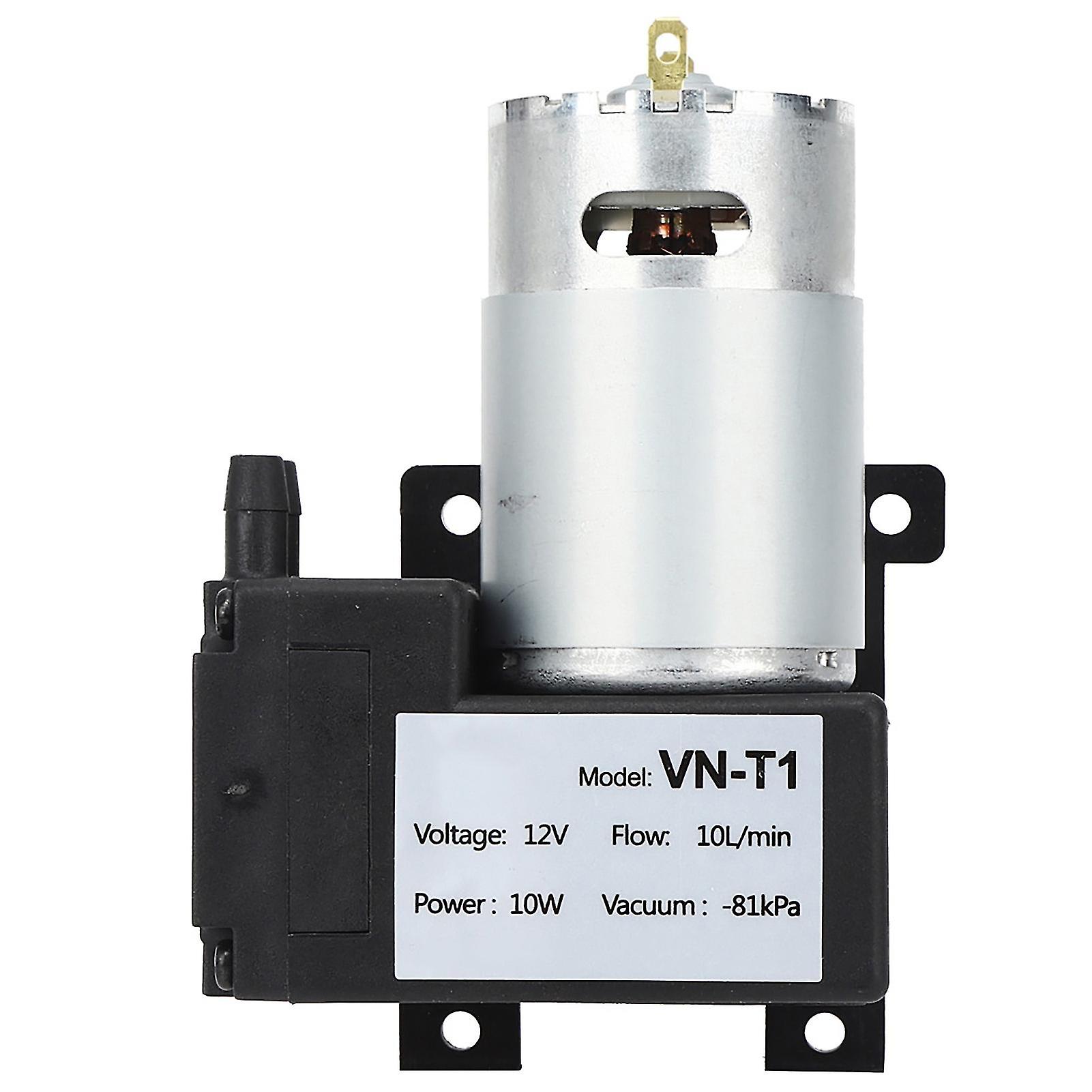 Ouitble Industrial Accessory DC Mini Vacuum Pump, Low Noise Mechanical Parts, Industrial Accessory, DC12V, Compact Size for Various Applications