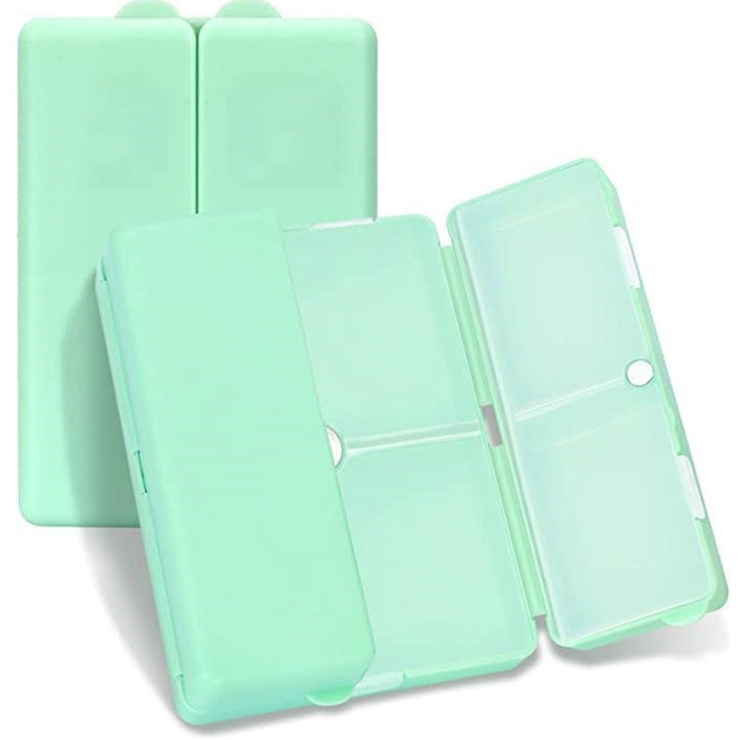 Magnetic Travel Pill Box with 7 Compartments, Secure and Convenient