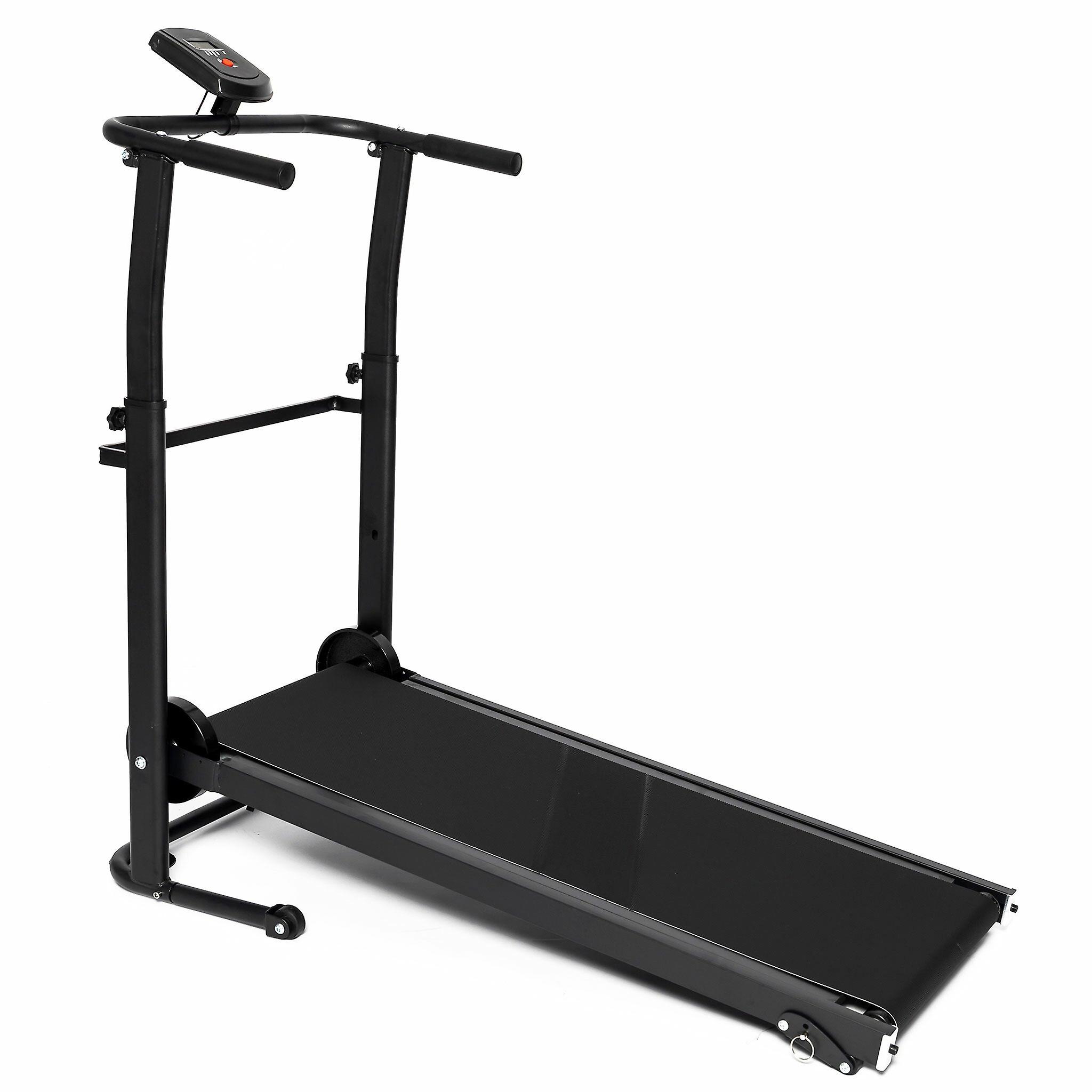 React skládací běžecký pás, černý