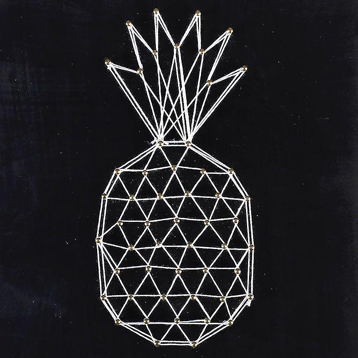 Set String Art - Blackboard Pineapple 22 cm x 22 cm