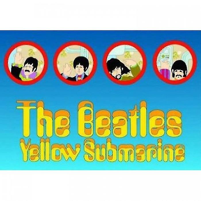 The Beatles Yellow Submarine Porthole Postcard