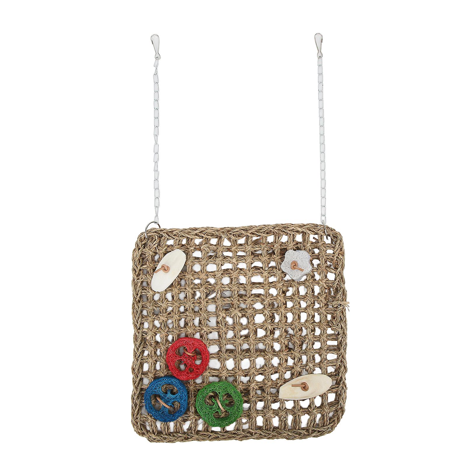 Safe Healthy Hanging Climbing Net for Parrot