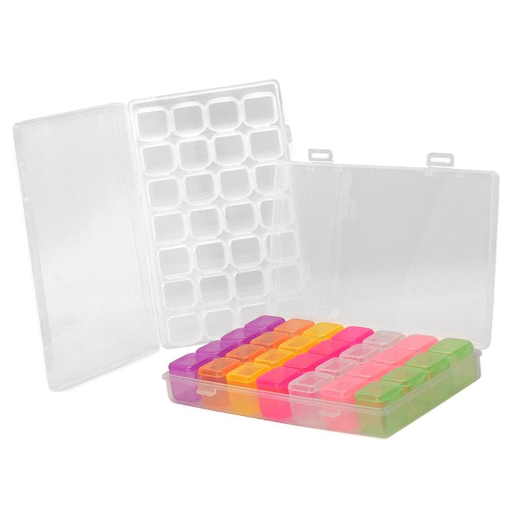 7 dagen per week 28 compartimenten pillendoos organizer tablet opslag container case