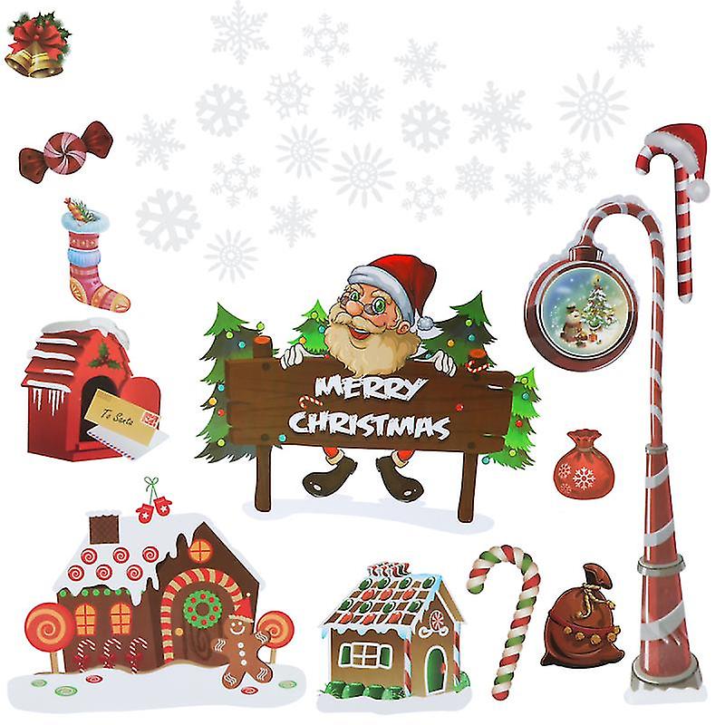 1set Christmas Window Clings