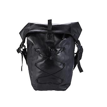 Fahrradtasche, wasserdichte Gepäckträger-Fahrradtasche, Gepäckträgertasche Aufbewahrungs-Umhängetasche für Lebensmitteltouren Schwarz