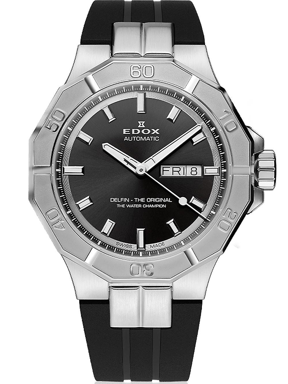 Edox 88008-3CA-NIN Delfin Day-Date