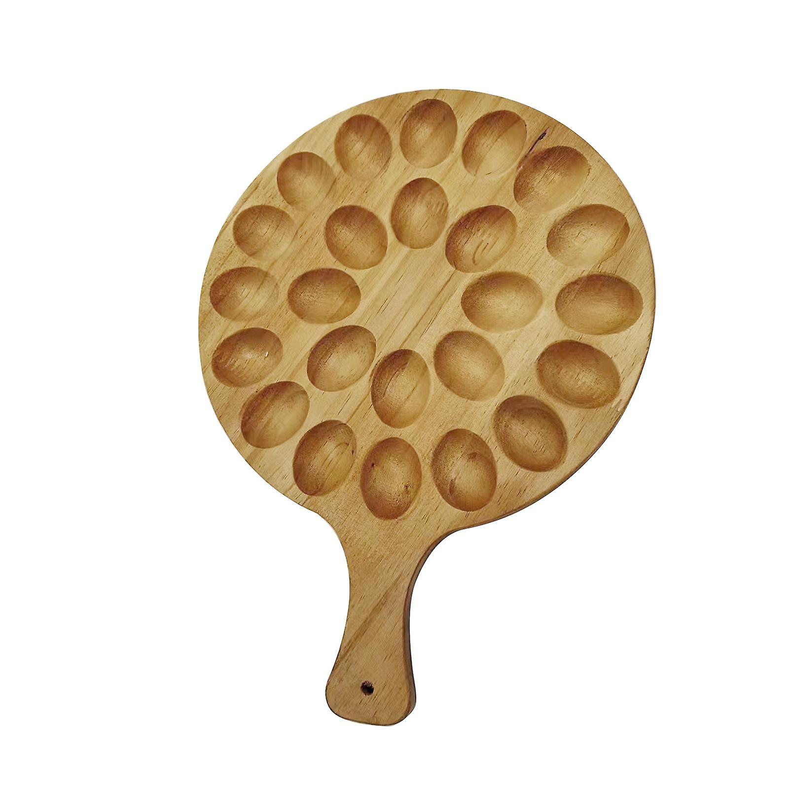 Eierhalter aus Holz, Servierbrett, Sushi-Tablett, Käse-Serviertablett für Schranktischplatte